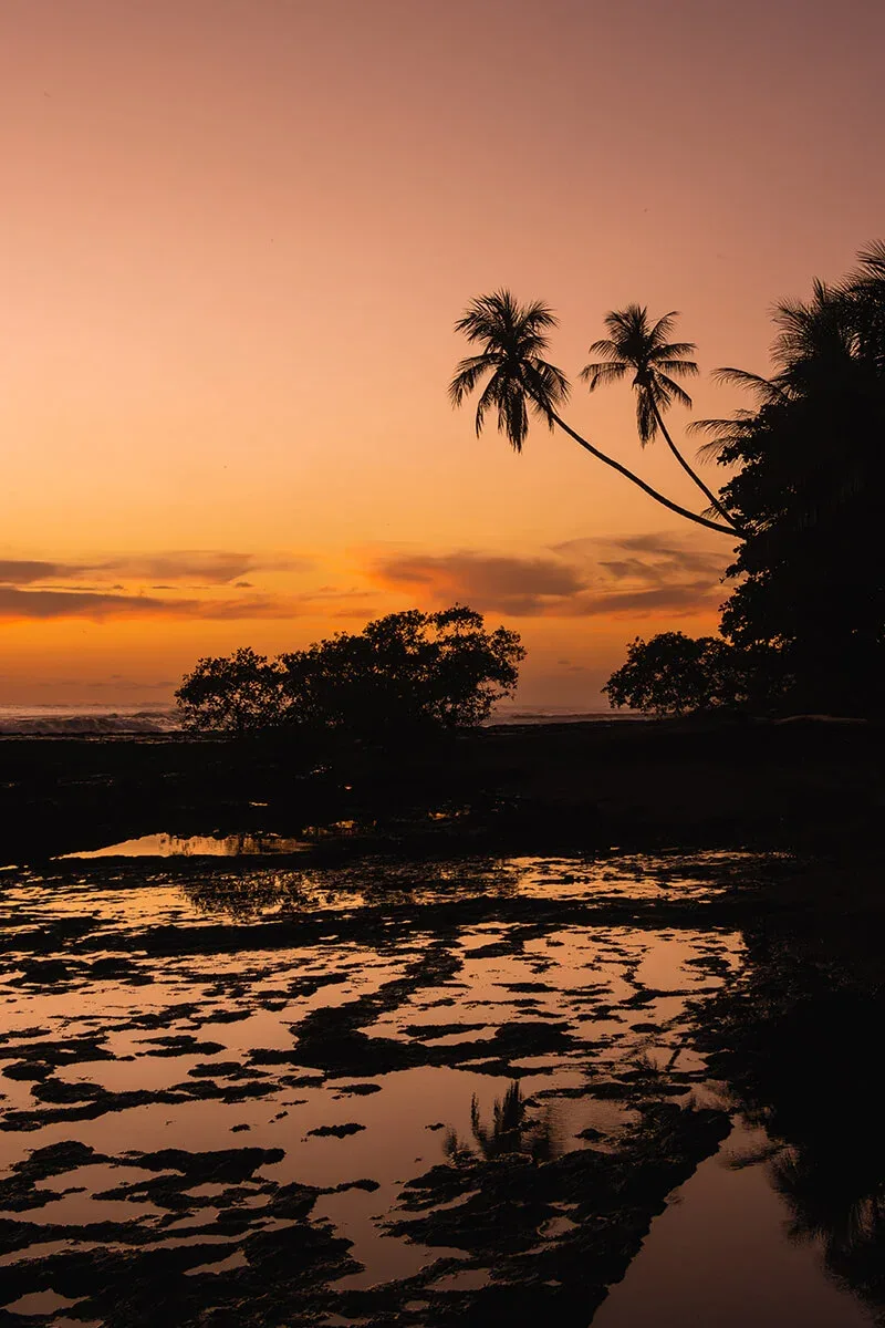 Sunset at Malpaís