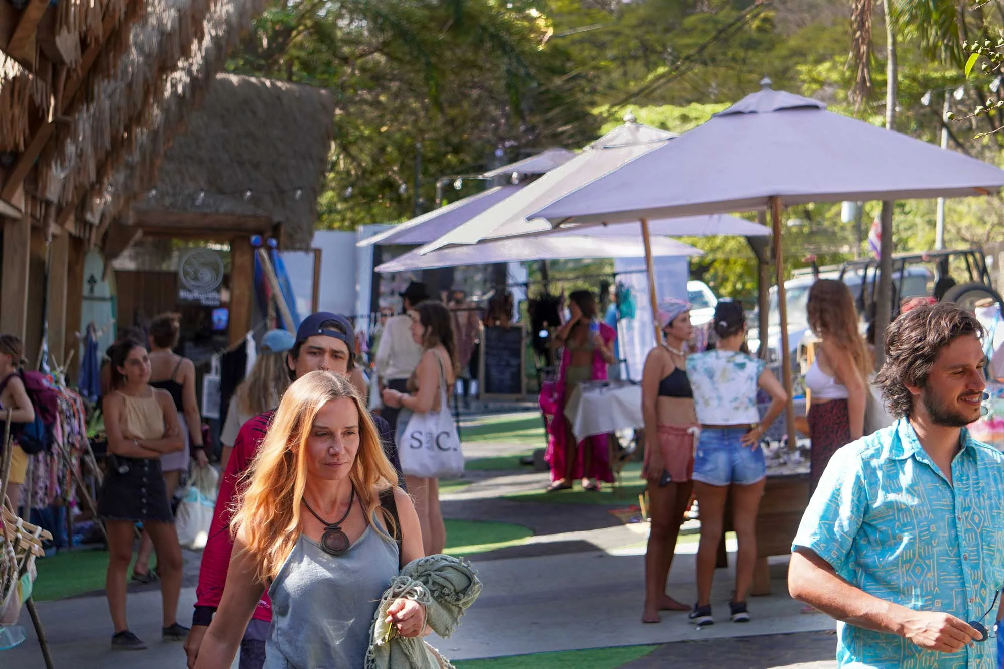 Outdoor market in Santa Teresa