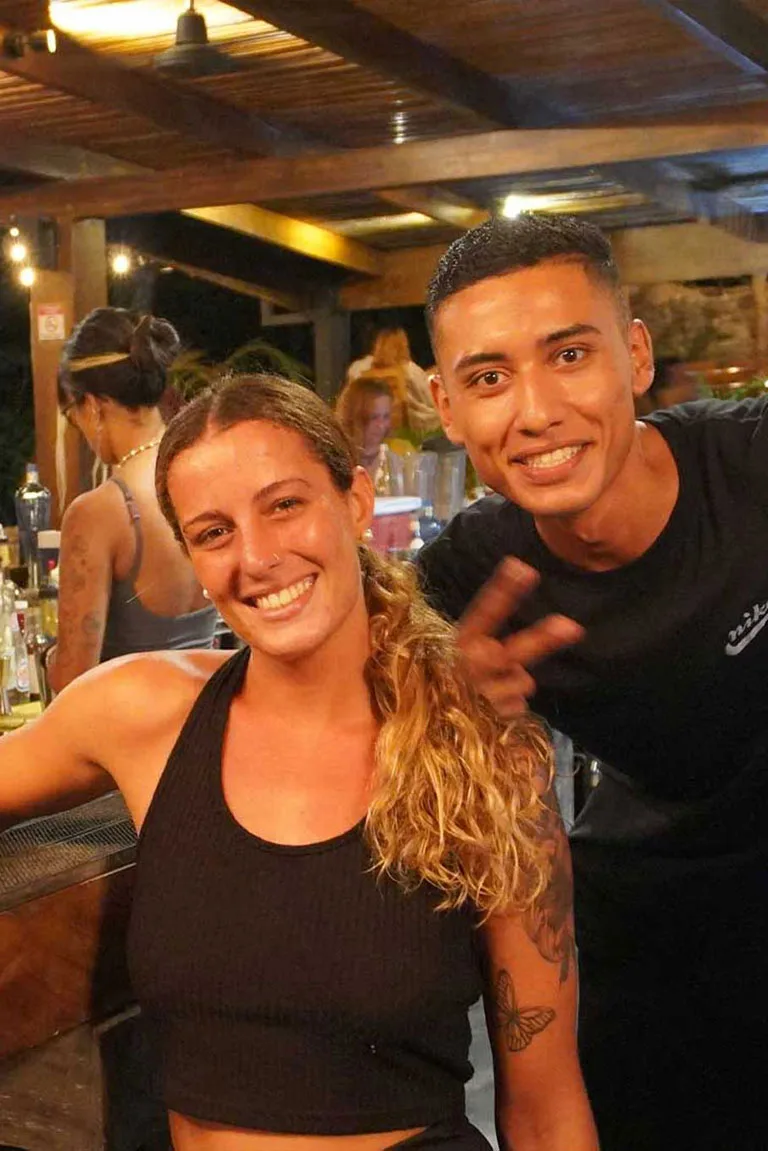 Friends enjoying a night out in Santa Teresa